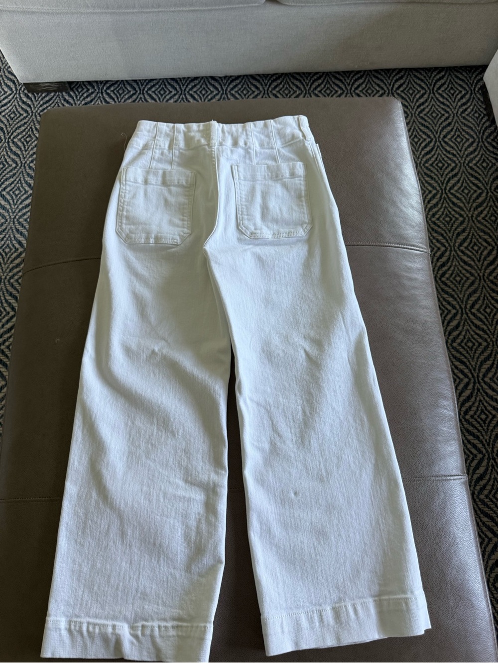 Maeve White Wide-Leg Jeans - Picture 2 of 3